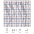 thumbnail image 5 of Abstract Plaid,Wrap Around Bed Skirts for California King Bed 18" Drop,Bed Skirt with Adjustable Elastic Belt Dust Ruffle Bed Valance Minimalistic Multi Colors Country Rustic Plaid Bed Frame Cover, 5 of 7