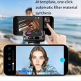 thumbnail image 4 of Adjustable Rod Intelligent AI Tracking Tripod 360° Rotating Gimbal Stabilizer with Beauty Fill Light, 4 of 7