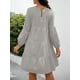 thumbnail image 4 of Vestido de mujer de manga larga con corte en A y acampanado, 4 of 8