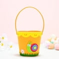 thumbnail image 2 of Moocorvic Easter Decorations Easter Round Portable Non-woven Bucket Easter Decorations, 2 of 2