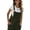 Army-Green, variant on Women's Cotton Linen Short Overalls Adjustable Straps Casual Summer Rompers with Pockets(Black,S)