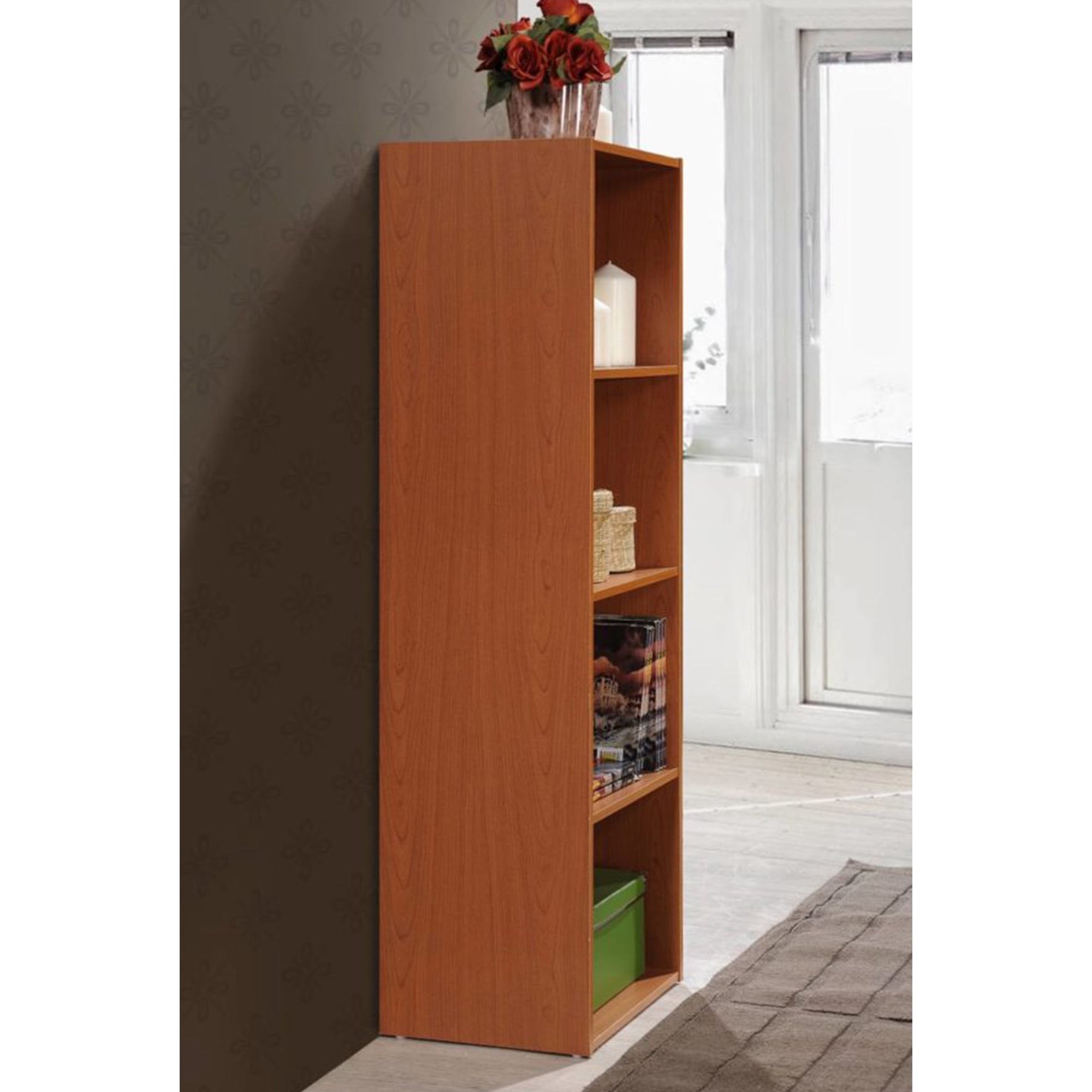 Indoor Modern Home Decorative Furniture 4-Shelf Bookcase