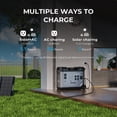 thumbnail image 6 of OUKITEL P5000 Pro 3600W Solar Generator 5120Wh Power Station with 2x500W Panel, 5000W Peak, 5 AC Outlets, 1800W Fast Charging, LiFePO4 Battery, Emergency Backup for Home Camping RV, 6 of 10