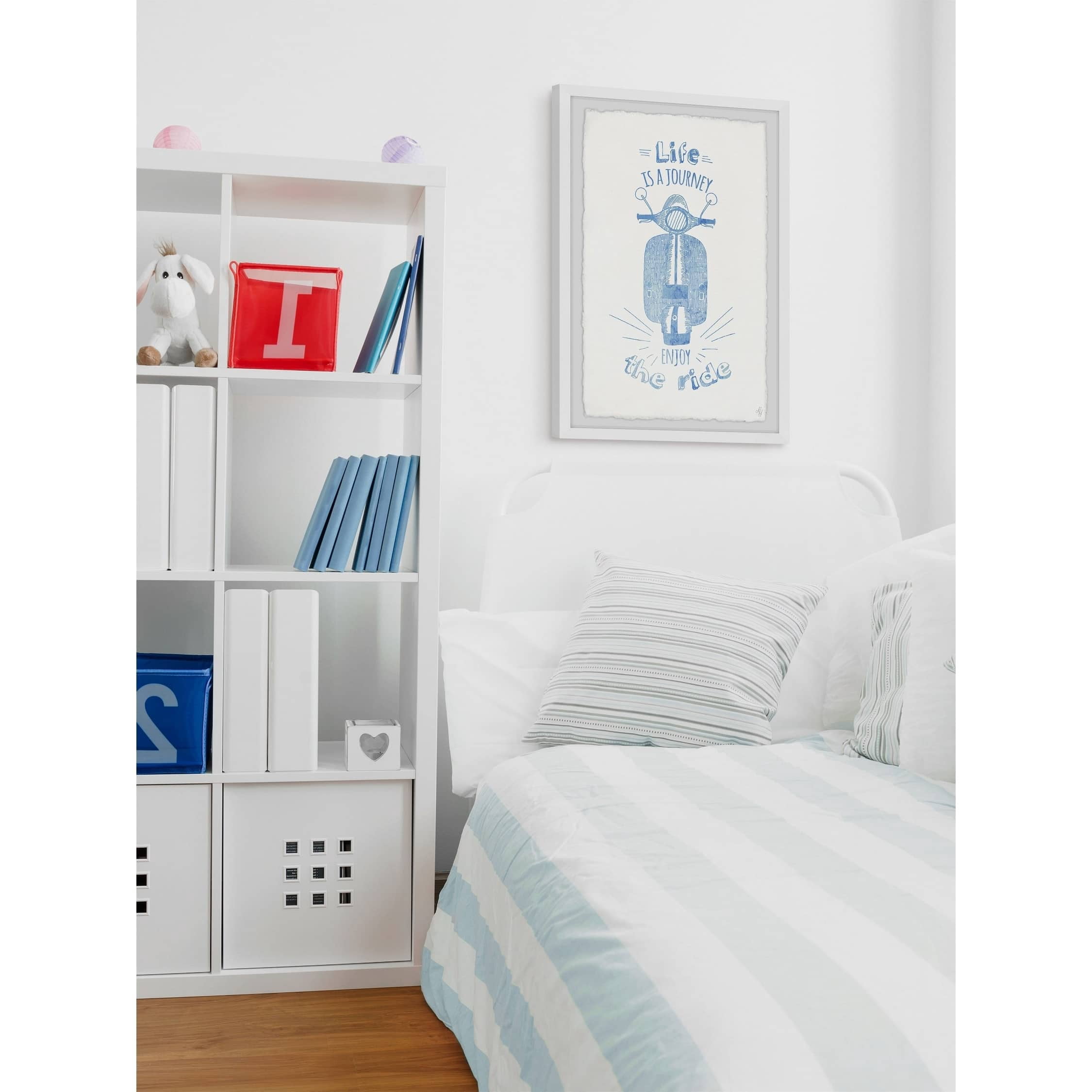 Marmont Hill Life Is a Journey, Enjoy the Ride Framed Wall Art