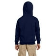 thumbnail image 2 of The Gildan Youth Heavy Blend 8 oz, 50/50 Full-Zip Hood - NAVY - XS, 2 of 4