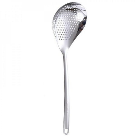

Delivery on time!!304 Stainless Steel Multi-functional Spoon Home Strainer Cooking Colander Kitchen Scoop Restaurant Kitchen Gadgets