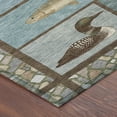 thumbnail image 3 of Addison Rugs Chantille Indoor/Outdoor Transitional Lodge Teal Machine Washable Rectangle Rug, 10' x 14', 3 of 8