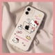 thumbnail image 4 of Sanrio Hello Kitty Case For iPhone 15 14 Plus 13 11 12 Pro Max Mini XS XR 7 8 Plus SE2 Shockproof Transparent POCHACCO Cover Y2K, 4 of 5