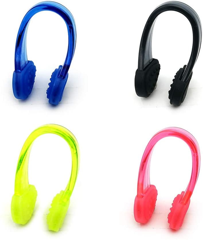 4Pcs Clips Swim Nose Pincher Silicone Nose Plugs Swim Nose
