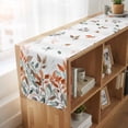 thumbnail image 6 of Table Runners 90 Inches Long Dress Scarves, Vintage Leaves Farmhouse Coffee/Dining/Kitchen Table Runner for Living Room, Summer Botanical Pastoral Watercolor 13x90 Inch, 6 of 9