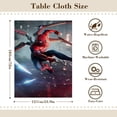 thumbnail image 2 of Theme square tablecloth has an iconic print, fits most tables, and is easy to care for perfect gifts for fans friends and family，55" x 71"（140*180cm）, 2 of 6