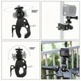 thumbnail image 5 of For Gopro Hero 12 11 10 9 8 7 6 5 4 Black Bicycle Motorcycle Handlebar 360 Degree Tripod Mount for YI 4K SJCAM Accessories, 5 of 6