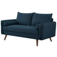thumbnail image 6 of Loveseat and Sofa Set, Fabric, Navy Blue, Modern Contemporary Urban Design, Living Lounge Room Hotel Lobby Hospitality, 6 of 7