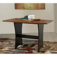 Riverbay Furniture Kerry Planked Solid Wood Dining Nook Set in Black