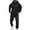 Black&30^0709K, variant on Fabrcox M-5XL 2 Piece Sweatsuits for Men Fleece Hoodie Sweatpants Set Causal Athletic Workout Sweatshirt Joggers Track Suits Mens Gray XL