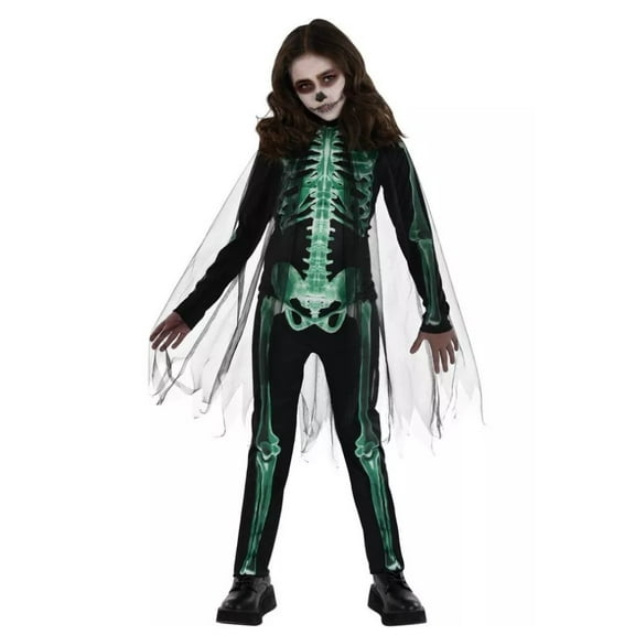 Skeleton - Glow Reaper Girl - Costume - Child - XL