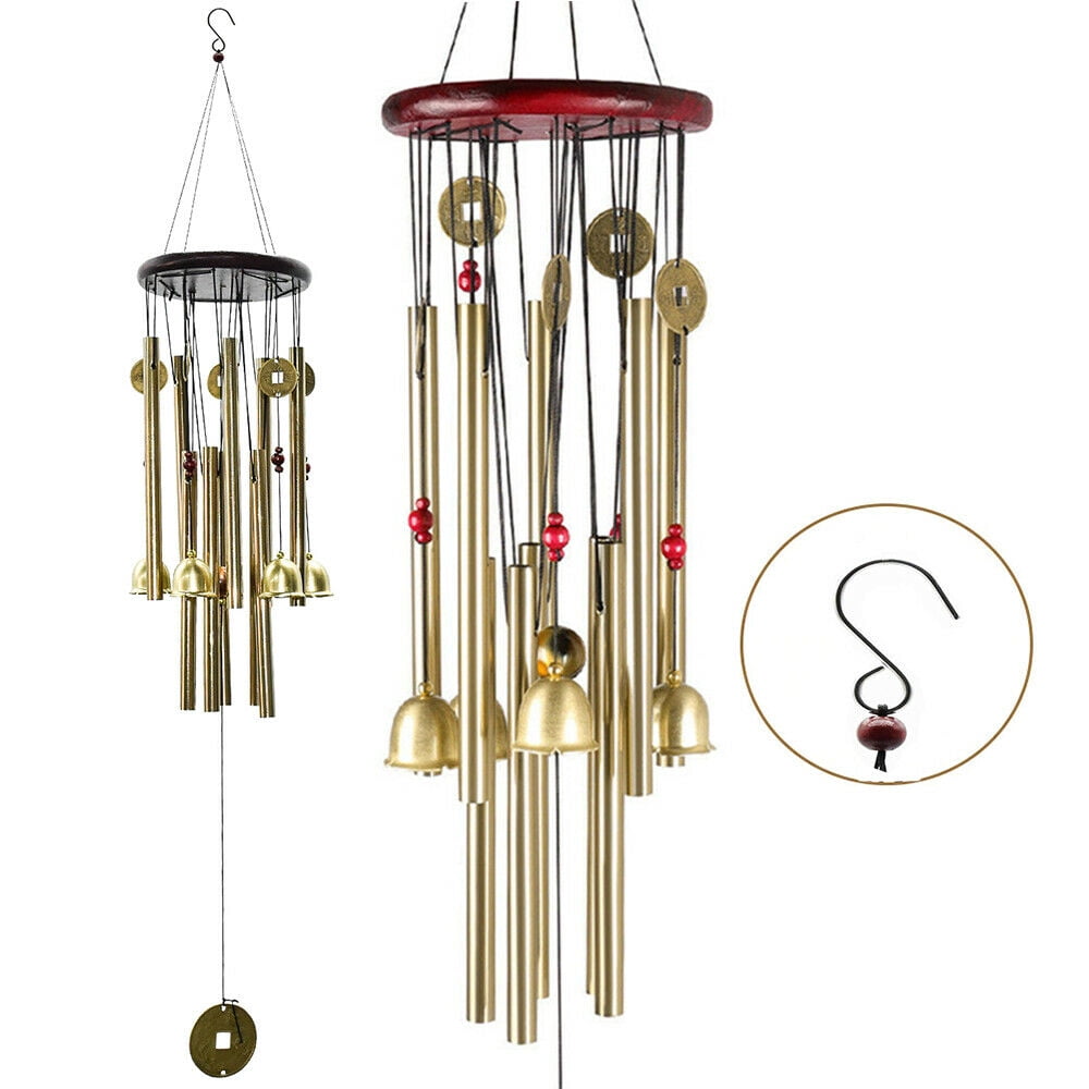 Tube Wind Chimes Mobile Wind chime Church Bell Outdoor Garden Hanging Decor Pick 