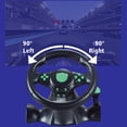 thumbnail image 4 of Controlador de vibración del volante de carreras ordenador USB volante del coche negro, 4 of 5