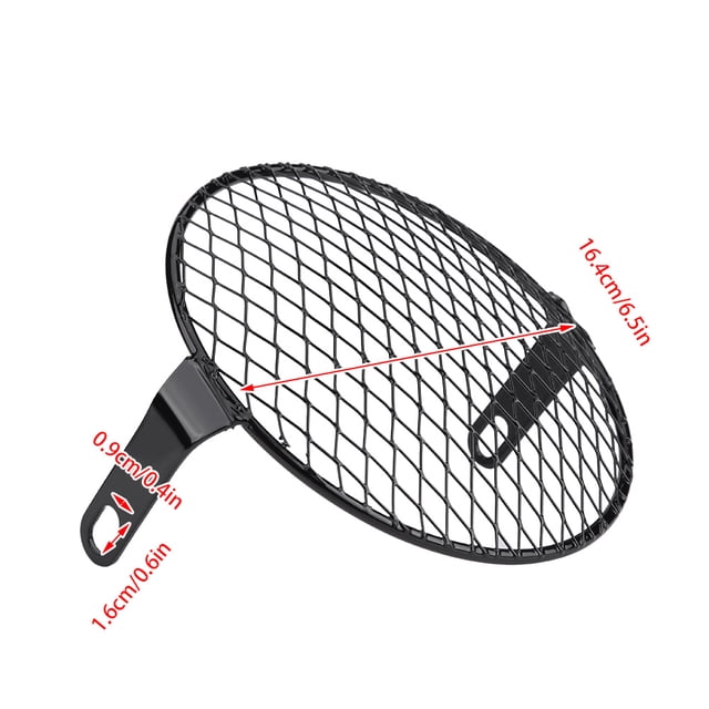 Parrilla Para Faro De Motocicleta, Cubierta De Hierro Estilo Retro Para Cruiser Chopper Cafe Racer Para Faro De 6,5 Pulgadas De Diámetro