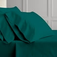 thumbnail image 4 of PRATYUX Split Cal-King 5-PC Sheet Set - 1000-TC 100% Egyptian Cotton, 25" Deep Pockets - Teal Blue, 4 of 7