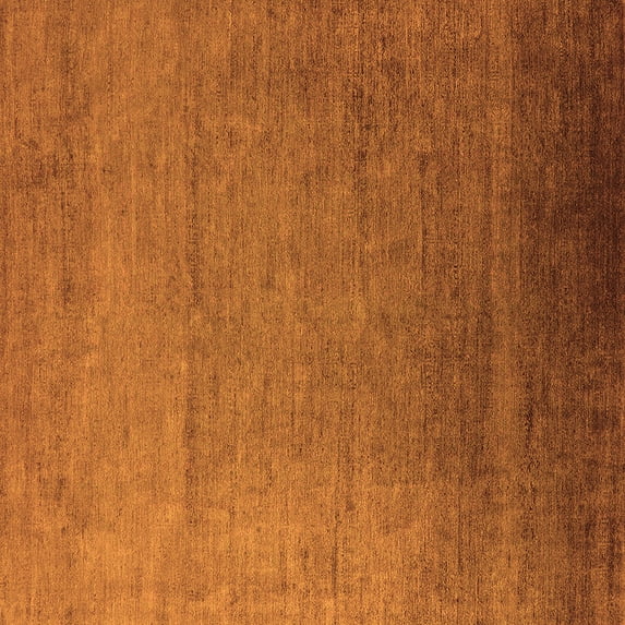 Ahgly Company Indoor Square Oriental Orange Industrial Area Rugs, 6' Square