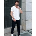 thumbnail image 4 of COOFANDY Knit Polo Shirts Short Sleeve Summer Casual Beach Button Down Shirt for Men, 4 of 6