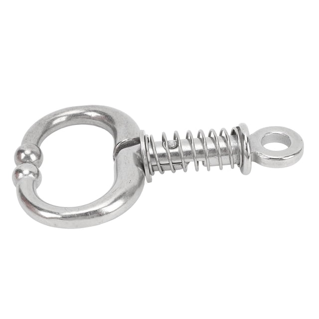 Pince à Nez de Bétail Type Ressort, Acier Inoxydable Facile à Utiliser Fixation Sécurisée et Pinces à Nez de Vache Résistantes pour Animaux de Ferme