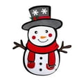 thumbnail image 2 of cpengpj DIY Felt Snowman Christmas Decor Kit with Accessories, 3ft Tall Reusable Holiday Ornaments for Kids, Wall, Fridge and Party Games (3mm Thick Safe Material, Includes Holly, Scarf, Hat), 2 of 9