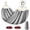 Grey, variant on Hammocks Portable Camping Hammock Upgraded 550lb Comfortable Fabric Hammock with Two Anti Roll Balance Beam and Sturdy Metal Knot Tree Straps for Camping, Patio, Backyard, Outdoor(Blue White)