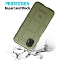 thumbnail image 4 of Case for Galaxy XCover 6 Pro, Nakedcellphone Special Ops Tactical Armor Rugged Shield Cover [Anti-Fingerprint, Matte Grip Texture] for Samsung XCover6 Pro Phone (2022, SM-G736) - Olive OD Green, 4 of 7