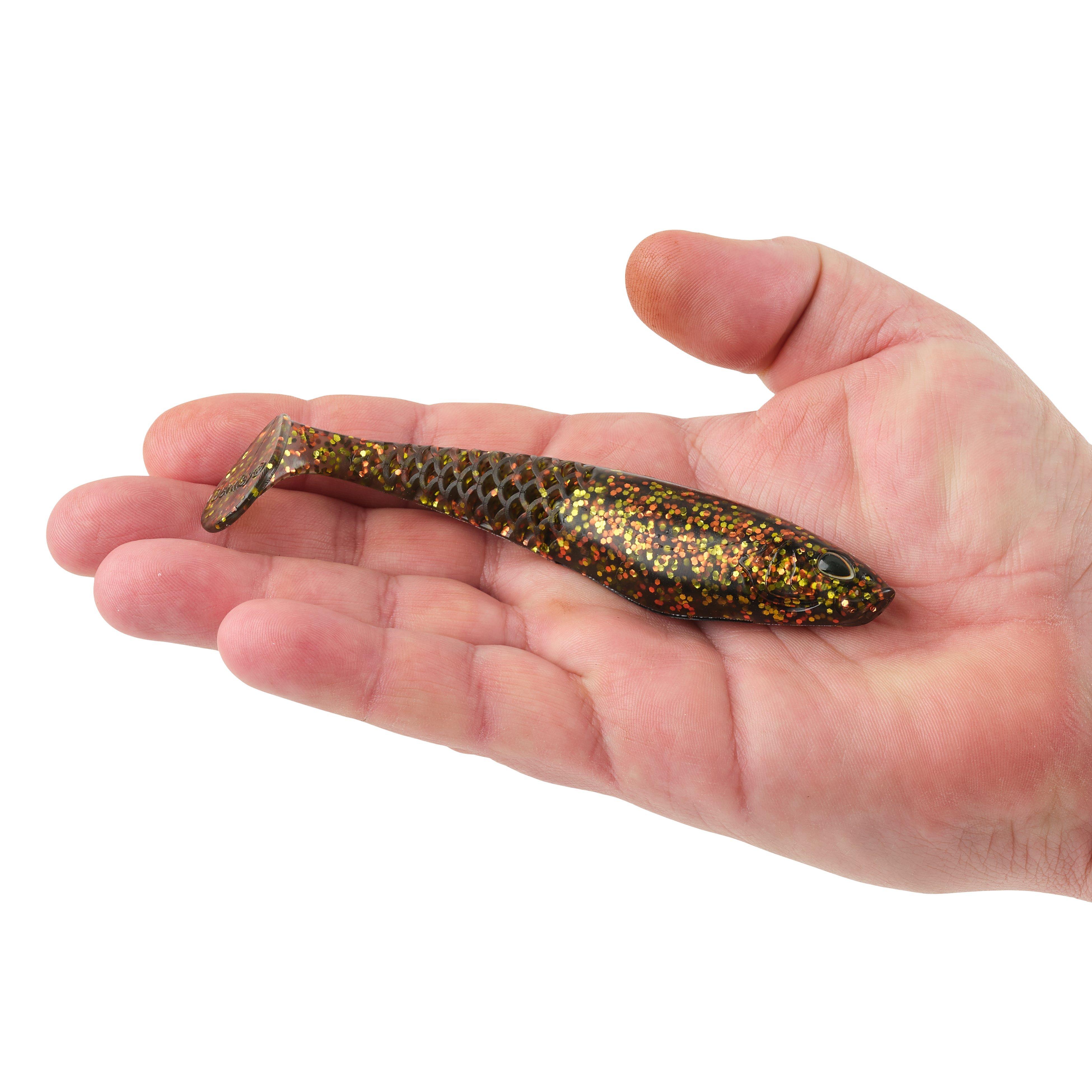 Berkley PowerBait® Saltwater CullShad, 5 in, Dark Night