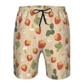 thumbnail image 3 of Pofeuu Floral Strawberr Prin Men's Swim Trunks Quick Dry Bathing Suit Swimming Board Shorts Mesh Lining Beach Swimwear-XX-Large, 3 of 6