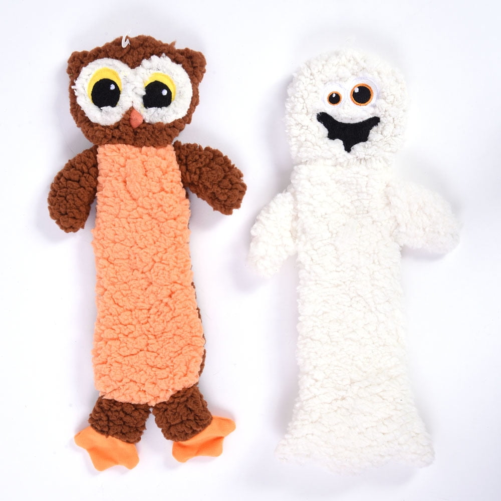 Halloween Plush Pet Toy - Owl And Ghost Case Pack 24 - Walmart.com - Walmart.com