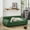 Green-Foam, variant on Soft and comfortable pet sofa with backrest and armrests, suitable for modern rectangular pet sofas for small and medium-sized dogs,-Beige