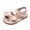 Pink, variant on XIMIN Girls Open Toe Summer Sandals with Bow Cute Casual Non Slip Adjustable Ankle Strap Footwear for Beach Parties Everyday Wear (White, 5-6 Years)