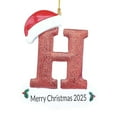 thumbnail image 2 of Mecorevxz Christmas Letter Ornament 2025,Letter Personalized Christmas Indoor for Christmas Tree Ornaments Pendant Hanging Decorations, DIY Hanging Christmas Ornaments (H), 2 of 7