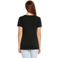thumbnail image 4 of Women's Oversized T Shirts Tees Half Sleeve V Neck, 4 of 5