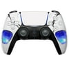 ModdedZone ILLUMINATING SKULLS Custom UN-Modded Controller for PS5 OEM Authentic Controller