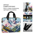 thumbnail image 4 of FORMRS 16" Laptop Sleeve Bag Carrying Case with Handle Travel Shoulder Briefcase, Abstract Mountain, 4 of 8