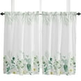 thumbnail image 6 of Summer Eucalyptus Leaves Flowers Curtain Home Decoration Living Room Short Curtains Window Treatments For Kitchen Bedroom, 6 of 7