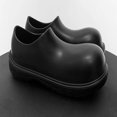 thumbnail image 2 of Botas Derby de cabeza grande de alta calidad, botas informales para mujer, zapatos de lluvia para mujer, zapatillas de deporte de dopamina de suela gruesa Unisex, calzado para exteriores, 2 of 5