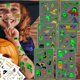 thumbnail image 4 of 250 estilos de suministros para fiestas de Halloween que brillan, tatuajes temporales luminosos para Halloween, 4 of 7