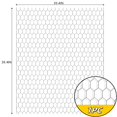 thumbnail image 2 of GIXUSIL 39.4x39.4In Floral Chicken Wire Mesh,Reusable Flower Arranging Device,1Pc Silver Floral Arrangement Supplies for Flower Arch Decorations, 2 of 6