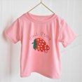 thumbnail image 4 of kpoplk Girls Short Sleeve T-Shirts Cute Graphic Tees Tops Summer Basic Tshirts Teen Kids Loose Fit(Pink,4-5 Y), 4 of 5