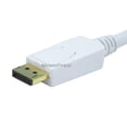 thumbnail image 3 of Monoprice - DisplayPort cable - Mini DisplayPort (M) to DisplayPort (M) - 6 ft - white, 3 of 3