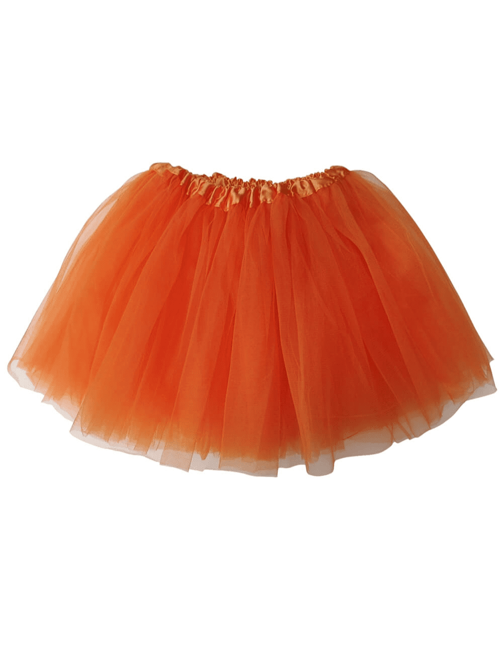 Neon Orange Green & Black Tutu Halloween 80s Fancy Dress Trick Or Treat Skirt 