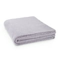 thumbnail image 3 of Crafted by Catherine Premier Ribbed Cozy Knit Throw Blanket 60" x 70" Inches, Soft Comfy Decorative Throw for Couch Bed Sofa Travel, Lilac, 3 of 4