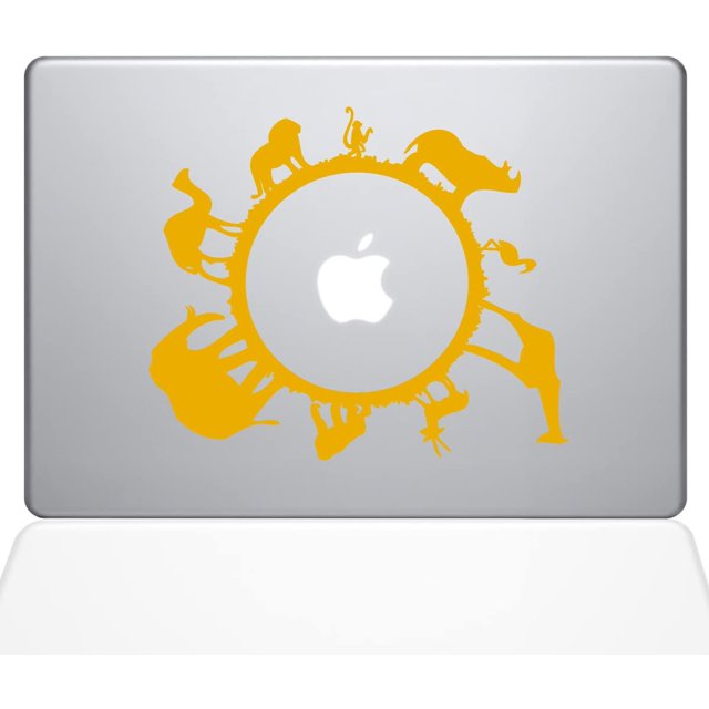 The Decal Guru Animal Planet MacBook Decal Vinyl Sticker - 13" MacBook Air - Yellow (0193-MAC-13A-SY)