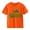 Orange, variant on XIMIN Kids' St. Patrick's Day Soft Short-Sleeve Crew Neck T-Shirt - Distressed Green "I Love Shenanigans" Graphic, Festive Irish Top for Boys & Girls