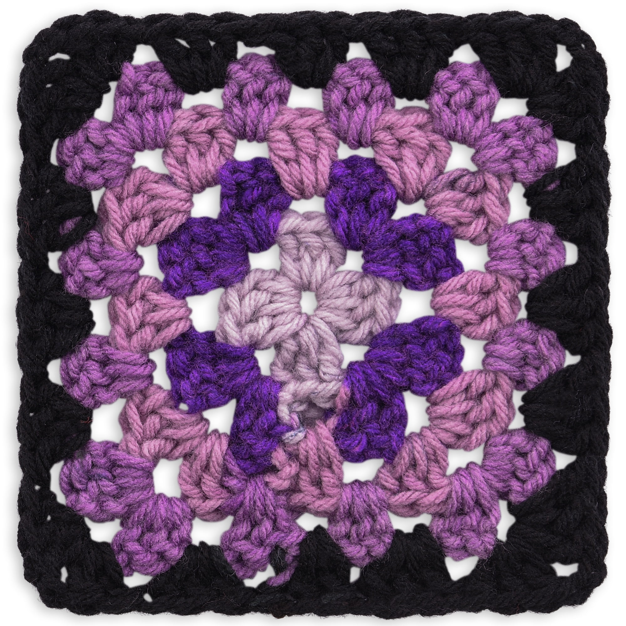 Red Heart® Granny Square™ #4 Med Acrylic Yarn, Blk-grape granny 250g 417yd (3Pk)